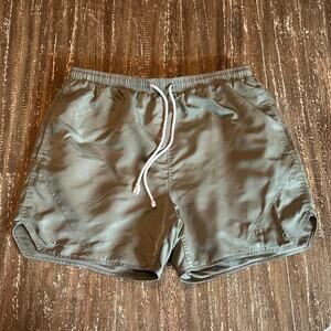 Unisex Elwood Athletic Shorts in Olive Green, Medium